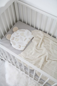 Perna plata cu urechi, pentru bebelusi, 35x28 cm, Tiny Star, Sweet Grain & Ivory