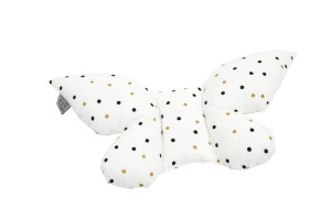Perna tip fluture, pentru copii, 42 x 22 cm, pentru carucior, patut, leagan, babynest, Tiny Star, Confetti