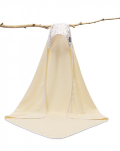 Prosop de bumbac cu gluga pentru Copii Sensillo KREPA 100x100 cm Ivory