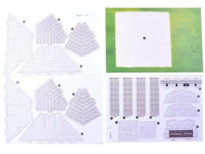 Puzzle 3d, Marile Arhitecturi ale lumii, Piramida din Maya, 19 piese