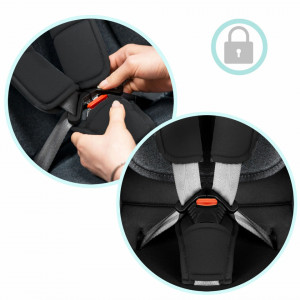 Ricokids - Scaun auto copii, inclinatie ajustabila, 0 - 36 kg, Luco, Gri + Carton de colorat