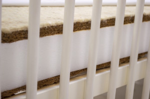Saltea pentru patut copii, husa cu fermoar, detasabila, Mykids, Fibra, Cocos, Merinos, 120 x 60 x 11 cm