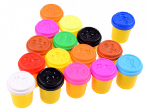 Set creativ 16 pahare cu plastilina colorata, Activity Doh