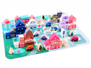 Set de constructie, City Puzzle, 135 de piese