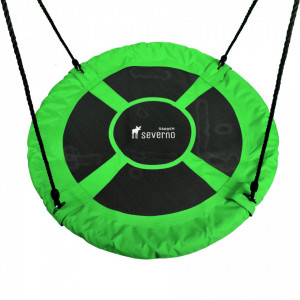 Severno - Leagan de gradina cuib de barza, verde, 100 cm