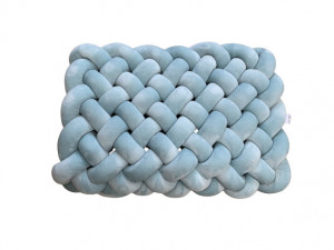Sparrow- Saltea impletita 140x70, ice blue