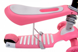 Trotineta pentru copii buburuza roz, Severno , 3 in 1