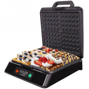 Adler - Aparat de preparat vafe 1500W, AD 3036