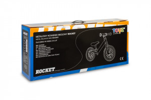 Bicicleta de echilibru pentru copii, Toyz ROCKET Red