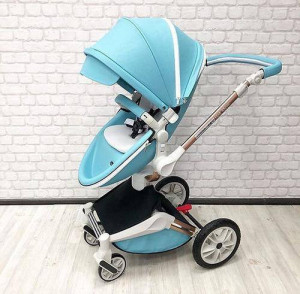 Carucior Copii Hot Mom 360 Blue 2 in 1, varsta intre 0 si 36 de luni, alegerea perfecta pentru voi: design modern, elegant si confortabil