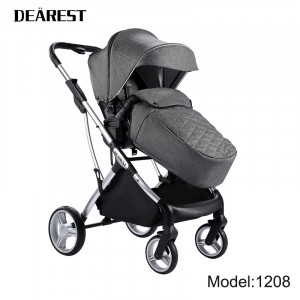 Carucior Reversibil pentru copii, 0-3 ani, pana la 20 kg, Dearest, 1208 Grey
