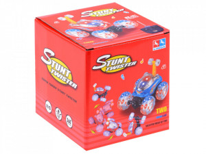 Masinuta cu telecomanda pentru cascadorii, Stunt Twister Mini Racer, cu lumini si muzica