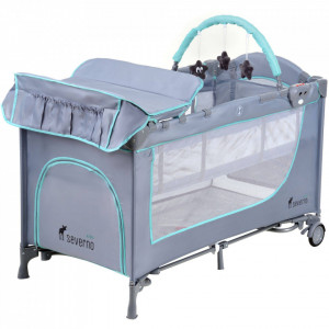 Patut de voiaj Comfort Plus, gri-menta