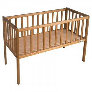 Patut suplimentar pentru copii, 90 x 40 cm, din lemn de pin, Woodies Safe Dreams, Crib Dream, Vintage