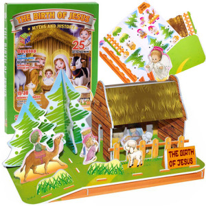 Puzzle 3D, Nasterea Domnului Iisus, 25 de piese