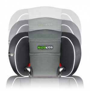 Scaun auto transformabil, Inaltator auto, 2 grupe de varsta, 15-36 kg, Ricokids, Sandro, Grey