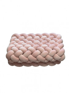 Sparrow- Saltea impletita 140x70, powder pink