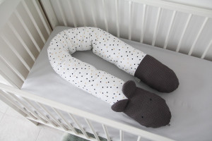 Tiny Star - Perna 3in1 Confetti Sweet, Pentru Maternitate, Hranire, Protectie Patut
