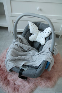 Tiny Star - Perna Confetti Buterfly, Pentru Carucior, Patut, Leagan, Babynest
