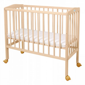 Waldin - Patut Bedside 2in1 Natural , laterala detasabila, co-sleeping