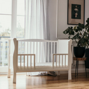 Woodies Safe Dreams - Latura Deschisa DayBed Pentru Patut Noble Alb 120 x 60 cm