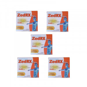 ZedRX Plus™ - Penis Erection & Enlargement Pills - 5 Boxes