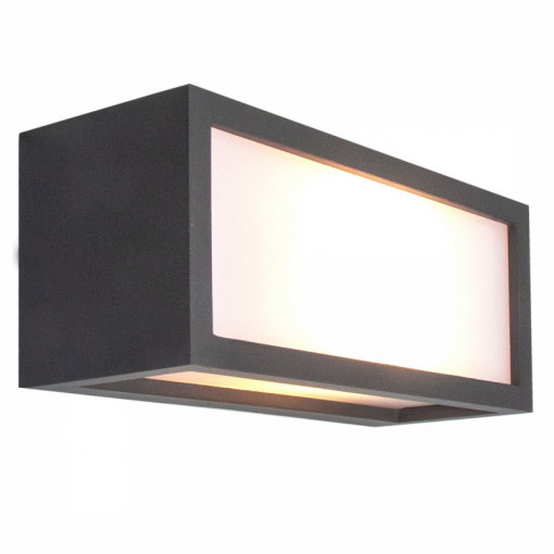 Aplica perete exterior, Aplica exterior gri inchis, Aplica exterior aluminiu, Aplica exterior grafit, Iluminat exterior, Iluminat terasa, Aplica terasa, Aplica exterior intrare, Aplica moderna, Aplica exterior moderna, Aplica iluminat terasa, Aplica exter
