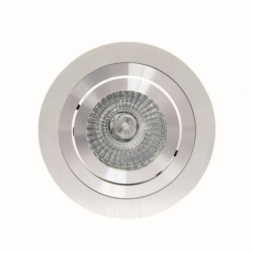 Spot incastrat BASICO Nickel satinat -C001  Culoare: Nickel satinat  Dimensiuni: Diametru 9.2cm, Inaltime 2.4cm   Material structura: Metal  Becuri:  1 x GU10 - nu este inclus