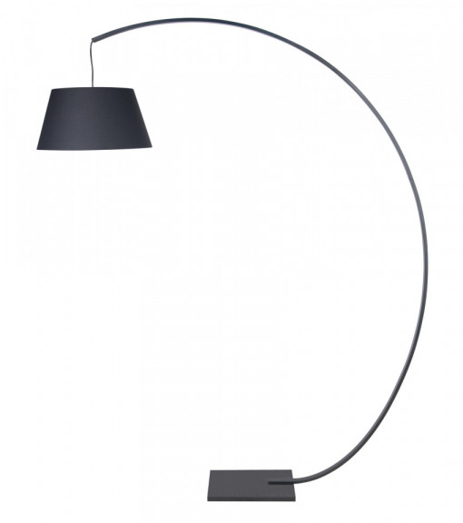 Lampadar Celia Maxlight Negru -F0046  Culoare: Negru  Dimensiuni:  Diametru abajur min. 35 cm, max. 49 cm, Inaltime abajur 25cm  Diametru suport 40 cm   Inaltime 212cm  Material: Metal Becuri: 1 x 60W E27 230V - nu sunt incluse