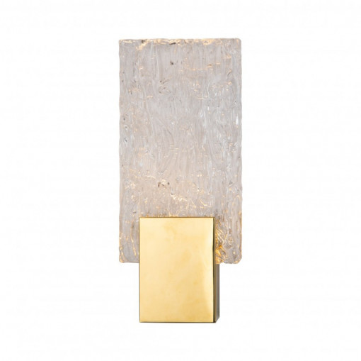 Aplica perete Vetro Maxlight Auriu -W0289  Culoare: Auriu  Dimensiuni: Lungime 13cm, Latime 5.5cm, Inaltime 30  Material structura: Metal si Sticla  Becuri: 1 x 3W LED, 240 LM, CRI 90, 3000K