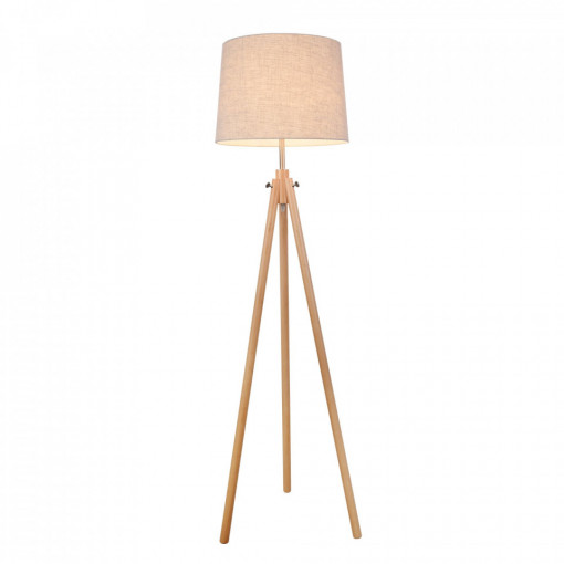 Lampadar Maytoni Calvin Alb-Lemn - 01-BR