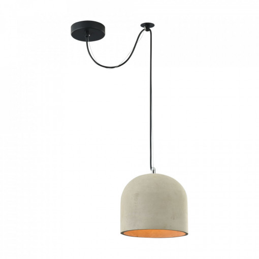 pendul gri, pendul beton, pendul industrial, pendul minimalist, pendul interior, pendul insula, pendul design arhitectural, pendul iluminat