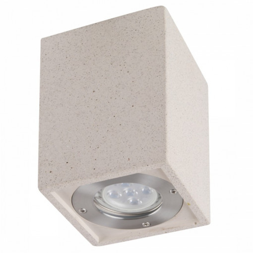 Plafoniera exterior, Plafoniera exterior alba, Plafoniera ciment, Iluminat exterior, Iluminat terasa, Plafoniera terasa, Plafoniera intrare, Plafoniera moderna, Plafoniera exterior moderna, Plafoniera iluminat terasa, Plafoniera exterior forma cub
