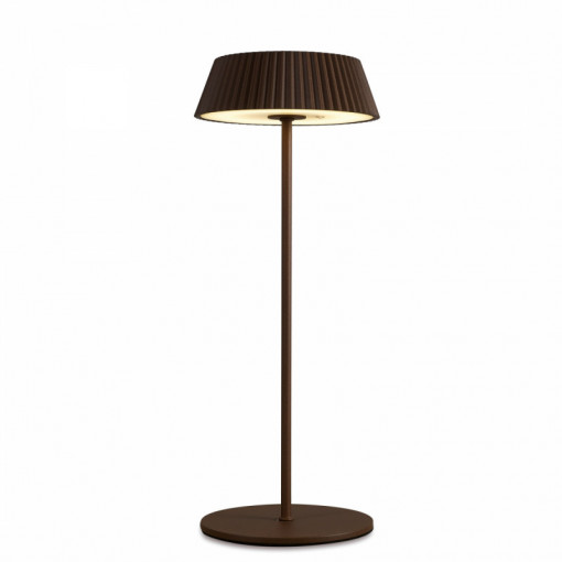 Lampa maro, Lampa de masa pentru exterior, Lampa exterior, Lampa exterior maro, Lampa pentru exterior, Lampa pentru masa, Veioza masa exterior, Veioza masa terasa, Lampa terasa, Iluminat exterior, Iluminat masa, Lampa iluminat terasa