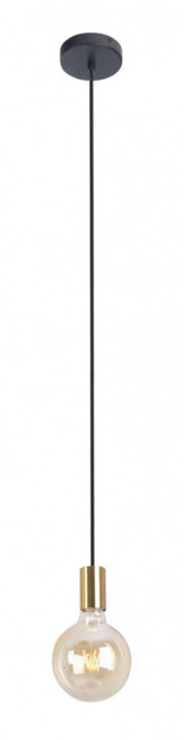 Pendul Todi Maxlight Auriu -P0398  Culoare: Auriu  Dimensiuni: Diametru 12cm, Inaltime 90cm (max)  Material: Metal  Becuri: 1 x 40W E27 230V - nu este inclus