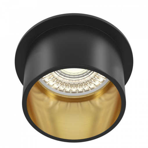 Spot incastrat Maytoni Reif Negru Auriu- 01GB