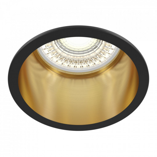 Spot incastrat Maytoni Reif Negru Auriu 2- 01GB