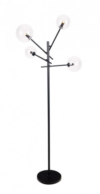 lampadar negru lollipop maxlight