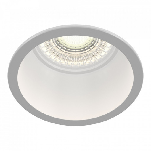 Spot incastrat rotund alb din aluminiu bec GU10 Reif Maytoni