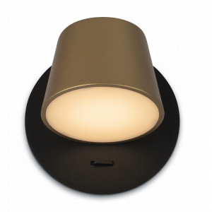 Aplica perete moderna neagra alama din metal cu led Maytoni Pixel