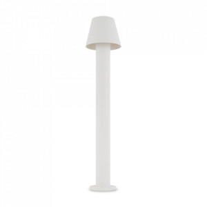 Lampa exterior moderna alba pentru podea Maytoni Harz