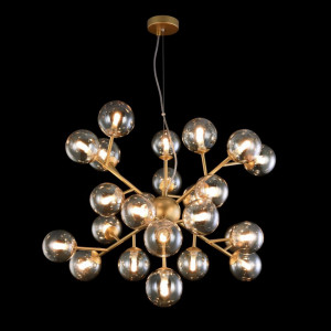 lustra moderna, lustra cu globuri, lustra living, lustra aurie, candelabru, lustra sufragerie, lustra dormitor
