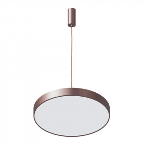 Lustra moderna maro rotunda cu led Italux Orbital 3000k