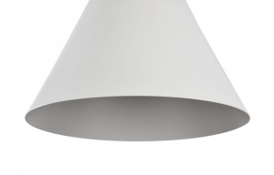 Pendul Maytoni Bicones Alb 02  Culoare: Alb  Dimensiuni: Diametru 22cm, Inaltime 22cm (min) 140cm (max)  Material: Metal si Lemn  Becuri: 1 X E27 (60W)  Greutate: 1.6kg