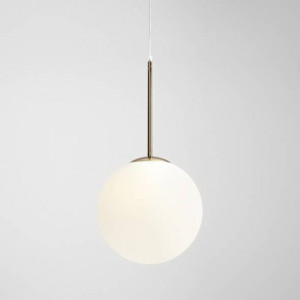 Pendul modern auriu cu glob de sticla Aldex Bosso d30