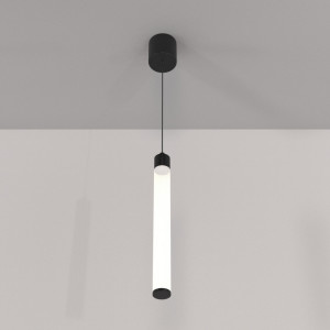 Pendul modern negru liniar cu led Maytoni Ray 3000k