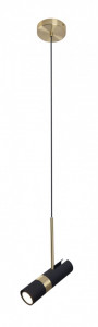 Pendul Puma Maxlight Auriu -P0408  Culoare: Auriu, Negru  Dimensiuni: Diametru 6cm, Inaltime 148.5cm  Material: Metal  Becuri: 1 x GU10 5W LED 230V - nu este inclus