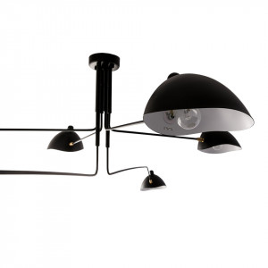 Plafoniera neagra, Plafoniera metal, Plafoniera moderna neagra, Plafoniera moderna dormitor, Plafoniera moderta bucatarie, Plafoniera living, Plafoniera moderna, Plafoniera dormitor, Plafoniera dormitor metal, Plafoniera moderna minimalista, Plafoniera mi