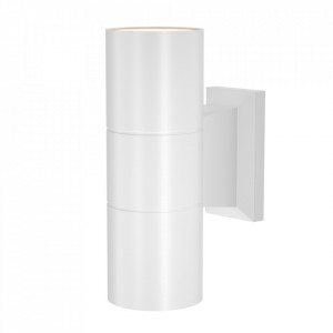 Aplica perete exterior moderna alba cilindrica Maytoni Bowery M