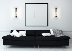 Aplica perete Florence Maxlight Argintiu -W0241  Culoare: Argintiu  Dimensiuni: Lungime 9.5cm, Latime 9cm, Inaltime 40cm   Material structura: Metal  Material abajur: Sticla  Becuri: 2 x 40W E14 230V - nu sunt incluse